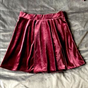 Suede Skirt